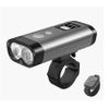 Luz Led Antideslumbrante Para Bicicleta, Resistente Al Agua, 1600 Lúmenes, Reflector De 125 °, Luz De Seguridad, Interruptor De Control Remoto, 5000 Mah, Usb Recargable, Deslumbramiento, Liberación Rápida, Clip Conveniente (negro)