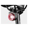 Alarma De Ciclismo Luz Trasera De Alarma Para Bicicleta Luces Traseras Ultrabrillantes Recargables Por Usb Para Bicicleta (negro)