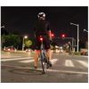 Alarma De Ciclismo Luz Trasera De Alarma Para Bicicleta Luces Traseras Ultrabrillantes Recargables Por Usb Para Bicicleta (negro)