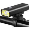 Luz De Bicicleta Faros Delanteros De Bicicleta Recargables Usb De 400 Lúmenes, Faros De Linterna Con Batería Ultraligeros Todoterreno De Montaña Accesorios Para Bicicletas De Montaña (negro)