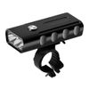 Luces Para Bicicleta, Faro Para Bicicleta Recargable Por Usb Con Accesorios, Luz Para Bicicleta Impermeable Ipx5, Luz Para Bicicleta De Montaña, Fácil De Montar Para Todas Las Bicicletas (negro)