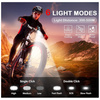 Luces Para Bicicleta Luz Delantera Impermeable Luces Para Bicicleta Recargables Luz Para Bicicleta Súper Brillante Luces Delanteras Para Bicicleta De 1200 Lm Luces Delanteras Para Bicicleta Con 4 Modos De Luz Se Adapta A La Mayoría De Las Bicicletas (n