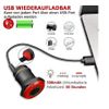 Luz Trasera Para Bicicleta Luces Traseras Led Ultrabrillantes Recargables Por Usb Para Bicicleta Con Sensor De Frenado Inteligente Y 7 Modos De Brillo, Luz Indicadora Trasera Roja Impermeable Para Ciclismo De Seguridad - 100 Lúmenes (negro)