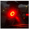 Luces De Bicicleta Luces De Bicicleta Recargables Usb - Luces De Ciclo Traseras 3 Modos, Luces Traseras Impermeables Para Casco De Ciclismo Advertencia De Seguridad Lámpara Trasera De Montaña Led (negro)