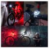 Juego De Luces Para Bicicleta Faro De Bicicleta Luces Led Delanteras Y Traseras Impermeables Fácil De Instalar Para Niños Hombres Mujeres Ciclismo De Carretera Linterna De Montaña (rojo)