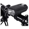 Luz Para Bicicleta, Carga Solar, Faro Para Bicicleta Recargable Por Usb, Resistente Al Agua Ipx5, Luz Delantera Led, Accesorios De Tiempo De Ejecución De 5 H Para Bicicletas Urbanas (negro)