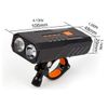 Luz Led Para Bicicleta, Iluminación Para Bicicleta, Faro Potente Para Bicicleta, Luz Delantera Recargable (negro)