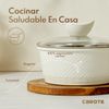 Sartenes Cocina,juego De Sartenes Antiadherentes, Batería De Cocina Con Tapas, Espátula,cuchara,pinzas,libre De Pfoa Carote