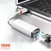 Adaptador Usb-c A Ethernet Rj45 Baseus 1000 Mbps, Blanco