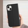 Funda Para Iphone 15 Solapa Tarjetero Soporte Vídeo Dux Ducis Negro