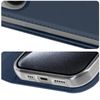 Funda Para Iphone 15 Plus Solapa Tarjetero Soporte Vídeo Dux Ducis Azul Oscuro