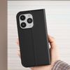 Funda Para Iphone 15 Pro Solapa Tarjetero Soporte Vídeo Dux Ducis Negro