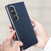 Funda Para Sony Xperia 1 V Solapa Tarjetero Soporte Vídeo Dux Ducis Azul Oscuro