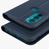 Funda Motorola Moto G71 5g Tarjetero Función Soporte Dux Ducis Azul