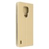 Funda Motorola Moto E7 Tarjetero Soporte Dux Ducis Dorado