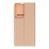 Funda Samsung Galaxy S21 Ultra Tarjetero Cierre F.soporte Dux Ducis – Oro Rosa