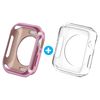 2x Carcasas Para Apple Watch 42/44 Mm De Silicona Flexible De Dux Ducis - Rosa