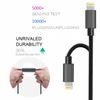 A-bst Cable 1m Usb Tipo A Lightning 8p Carga+datos Certificado Mfi Negro Compatible Con Iphone 13 12 11