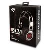 Auriculares Gaming Metalizado Usb 7.1 Luz Rgb