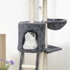 Árbol Para Gatos Jipsy Gris - 79 X 34 X 138 Cm - Gris