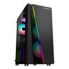 Unykach Caja Gaming Atx Glayze Rgb, Negra - 1*usb 3.0 - 2*usb 2.0