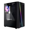 Unykach Caja Gaming Atx Glayze Rgb, Negra - 1*usb 3.0 - 2*usb 2.0