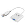 Adaptador De Video De Usb 3.0 Macho A Vga Hembra 1080 P De Linq Blanco