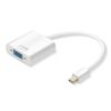 Adaptador Vídeo Linq Mini Displayport Macho A Vga Hembra Full Hd - Blanco