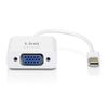 Adaptador Vídeo Linq Mini Displayport Macho A Vga Hembra Full Hd - Blanco