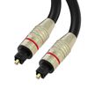 Cable Óptico Audio Digital Linq Conector Toslink 1 Metro - Negro