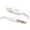 Cable Auxiliar Iphone Ipad Ipod A Jack De 3,5 Mm Y Botón Volumen Linq - Blanco