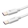 Cable Usb-c A Usb-c De 1,2m Linq, Carga Rápida 3a - Blanco