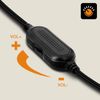 Altavoces Cable Jack 3,5mm + Usb 3w X 2 Led Rvb Botón Integrado Linq A4000 Negro