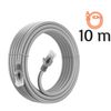 Cable Red Ethernet Rj45 Categoría 6 Conexión Rápida Fiable 10m Linq Gris