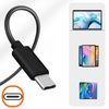 Micrófono Solapa Usb-c Pinza Y Estuche Reducción Ruido 1,5 M Linq - Negro