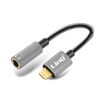 Adaptador Audio Lightning A Jack 3,5 Mm De Linq 15cm A3523 - Gris