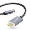 Adaptador Audio Usb A Jack 3.5mm Función Audio Y Micro U3530 Linq- Gris