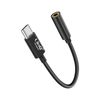 Adaptador Audio Usb-c A Jack 3,5mm Hembra Sonido Calidad Linq Negro