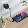 Cable Usb-c A Lightning Power Delivery 3.0 5a / 20w Longitud 2m Linq - Negro