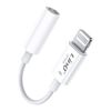 Adaptador Lightning Macho A Jack 3.5mm Hembra Conexión Bluetooth Linq Blanco