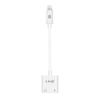 Adaptador Audio Carga Iphone Jack 3,5mm Lightning Compact Linq Blanco