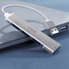 Adaptador Compacto Y Robusto Linq De Usb A 4x Hub Usb - Gris