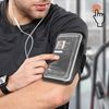 Brazalete Sport Para Smartphone 7''anti-transpiración Con Tarjetero Linq Negro