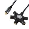 Cable Audio Lightning A 5 Tomas Jack 3.5mm Sonido De Calidad Largo 5m Linq