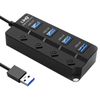 Hub Usb A Usb 3.0 Y 3x Usb 2.0 Trasferencia Datos 5gb/s Linq Negro