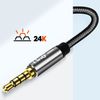 Adaptador Audio Jack 3.5mm A Doble Jack 3.5mm Hembra Casco + Micro Linq