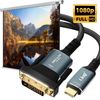 Cable Usb-c A Dvi Full Hd 1080p Plug And Play Largo 1.8m Linq