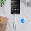 Adaptador 2 En 1 Lightning A Jack 3.5mm Audio + Lightning Carga Linq Blanco