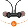 Auricular Bluetooth Magnético Collar Mando A Distancia Micro 18h De Batería Linq