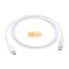 Cable De Carga Y Sincronización Usb C A Usb C 100w Power Delivery 65cm Linq